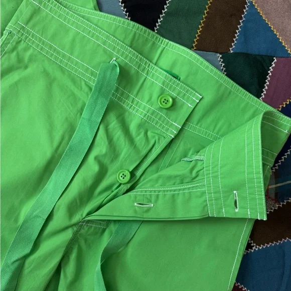 Green Irregular Sleep Pattern Pants - Picture 5 of 6